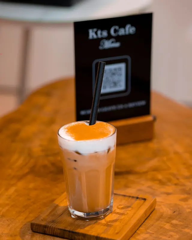 Iced Cinnamon Cappuccino at KTS Café
